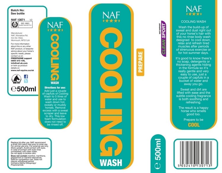 NAF Cooling Wash 500ml