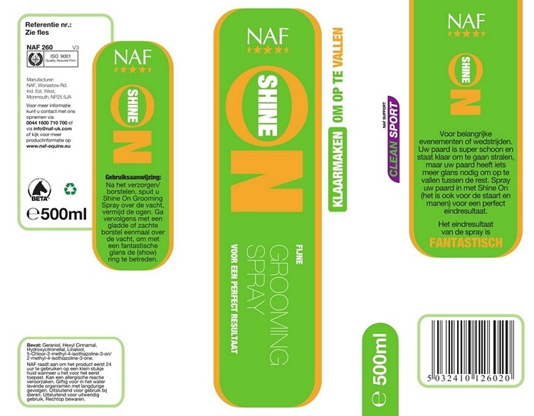 NAF Shine on coat spray