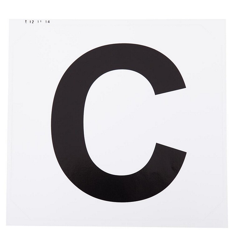 Premiere Manegeletter Stickers H-E-K-M-B-F-A-C