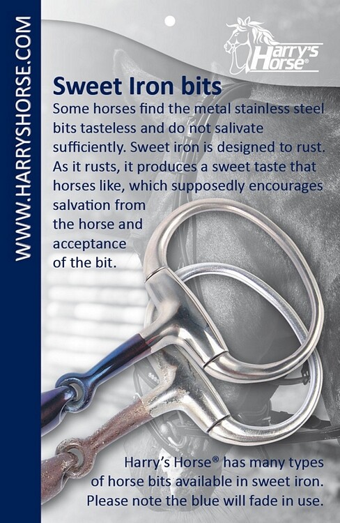 Harry's Horse Watertrens lichtgewicht Sweet Iron 16mm
