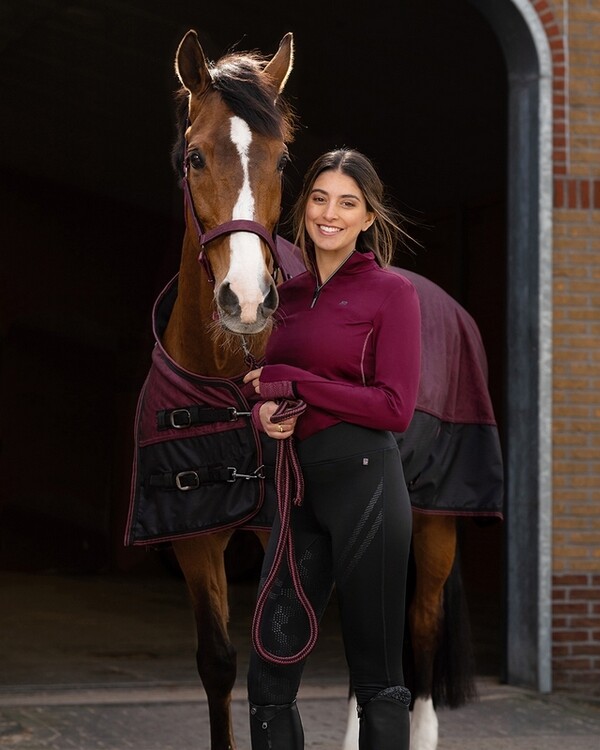 QHP Winter Rijlegging Raquel anti-slip zitvlak