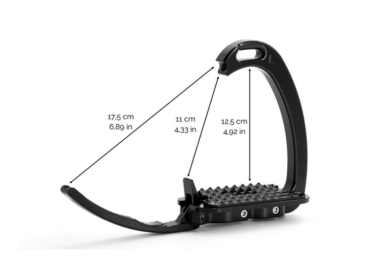 Tech Stirrups Venice Dressage Sloped veiligheidsstijgbeugel