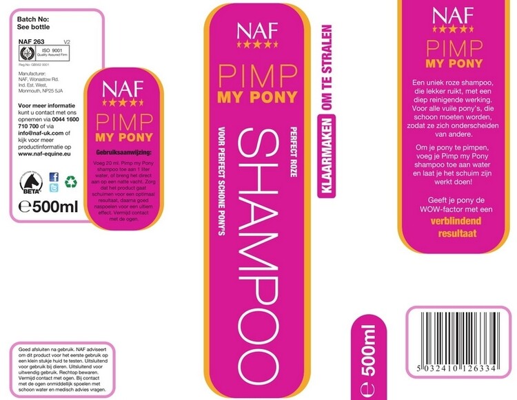 NAF Pimp My Pony Shampoo 500ml