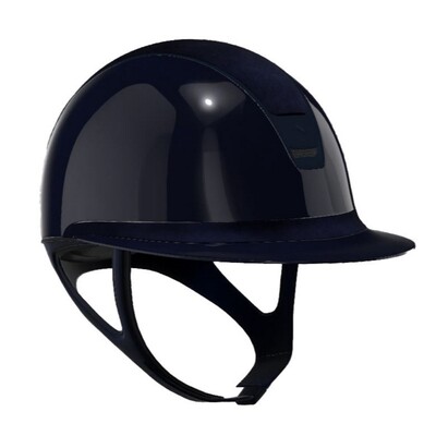Samshield 2.0 Miss Shield Shadow Glossy Alcantara Safety helmet
