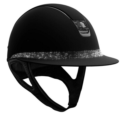 Samshield Miss Shield Shadowmatt Crystal Fabric Band Safety Helmets