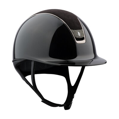 Samshield 2.0 Glossy Safety helmet Alcantara Top Crystal Blazon