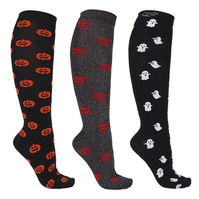 QHP Knee stockings Halloween (3-pack)