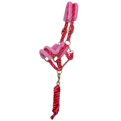 QHP Head collar set Valentine