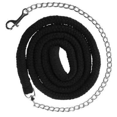 Covalliero Cotton Leash With Chain