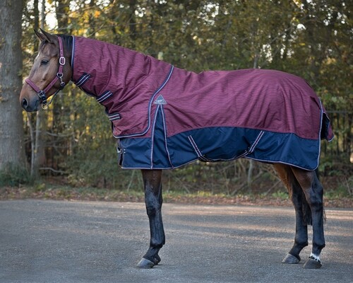 QHP Turnout rug collection 150gr with detachable neck