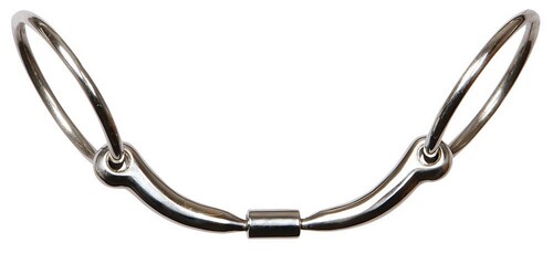 Harry's Horse Anatomic ring snaffle Roll-R, 14mm French mouth