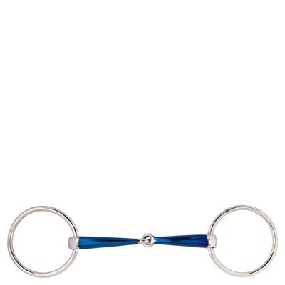 BR Single Jointed Loose Ring Snaffle Sweet Iron 14 mm