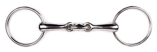 QHP Snaffle bit double jointed SS