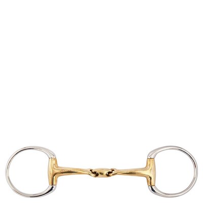 BR Double Jointed Eggbutt Snaffle Soft Contact 14 mm