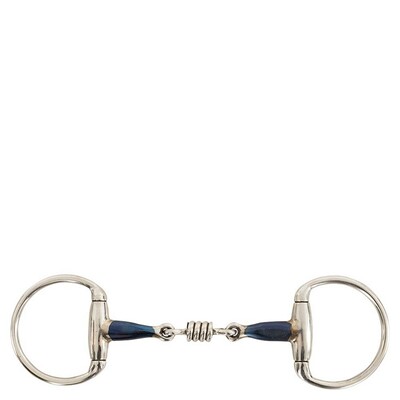 BR Double Jointed Eggbutt Snaffle Sweet Iron 16 mm Roller