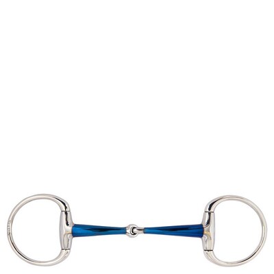 BR Single Jointed Eggbutt Snaffle Sweet Iron 14 mm