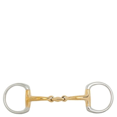 BR Double Jointed Eggbutt Snaffle Soft Contact 14 mm