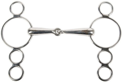 Harry's Horse Ring Snaffle with 3 extra rings