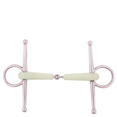 BR Single Jointed Full Cheek Snaffle Apple Mouth 18 mm