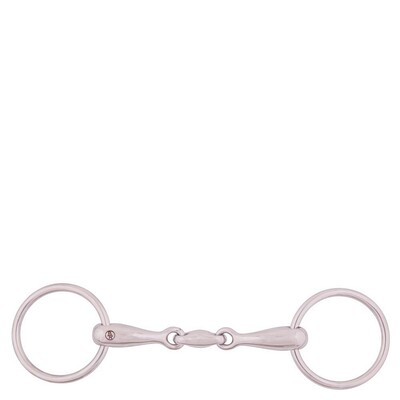 BR Double Jointed Loose Ring Snaffle 16 mm