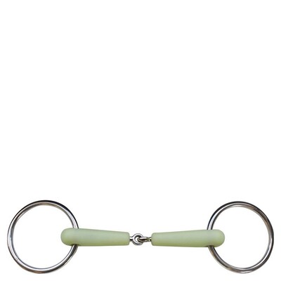 BR Single Jointed Loose Ring Snaffle Apple Mouth 18 mm