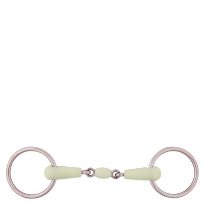 BR Double Jointed Loose Ring Snaffle Apple Mouth 18 mm