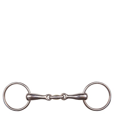 BR Double Jointed Loose Ring Snaffle 18 mm