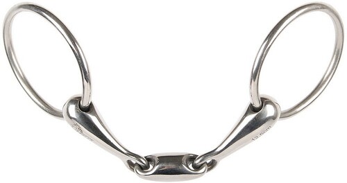 Harry's Horse Loose ring snaffle, french mouth with o-link, 20mm mouth