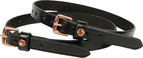 Harry's Horse Leather spur straps Rosegold